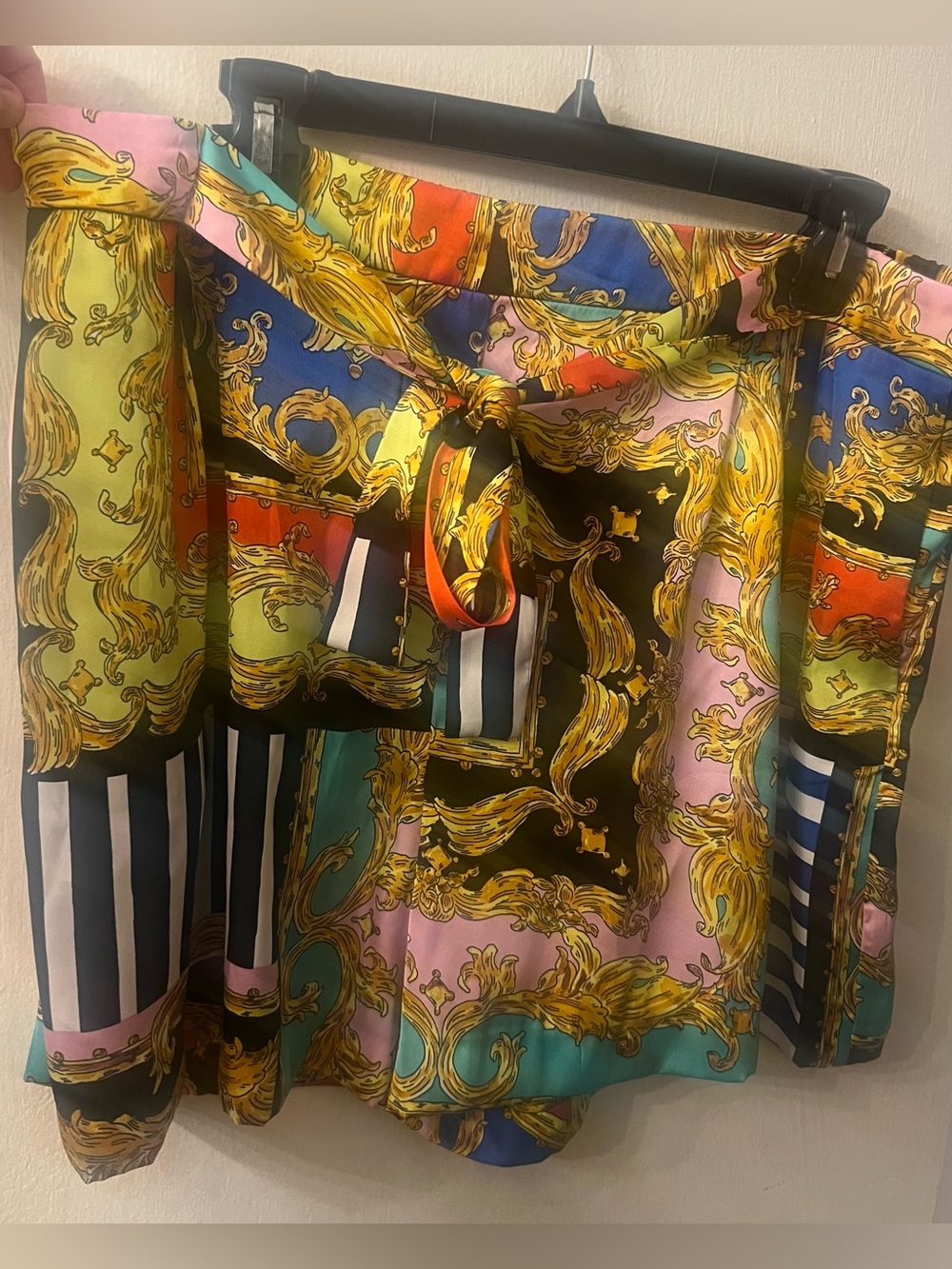 Mango Baroque Printed Flowy Shorts - Picture 5 of 5